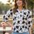 Floral Print Puff Sleeve Top