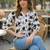 Floral Print Puff Sleeve Top
