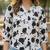 Floral Print Puff Sleeve Top