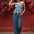 Floral Print Peplum Crop Top