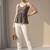 Floral Print Cotton Peplum Top