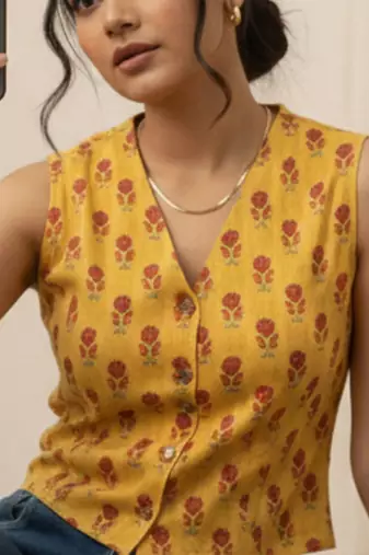 floral print top
