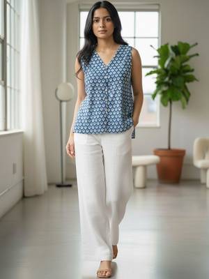 geometric print top 5