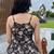 Floral Print Cotton Peplum Top