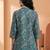 Floral Print Mandarin Collar Top