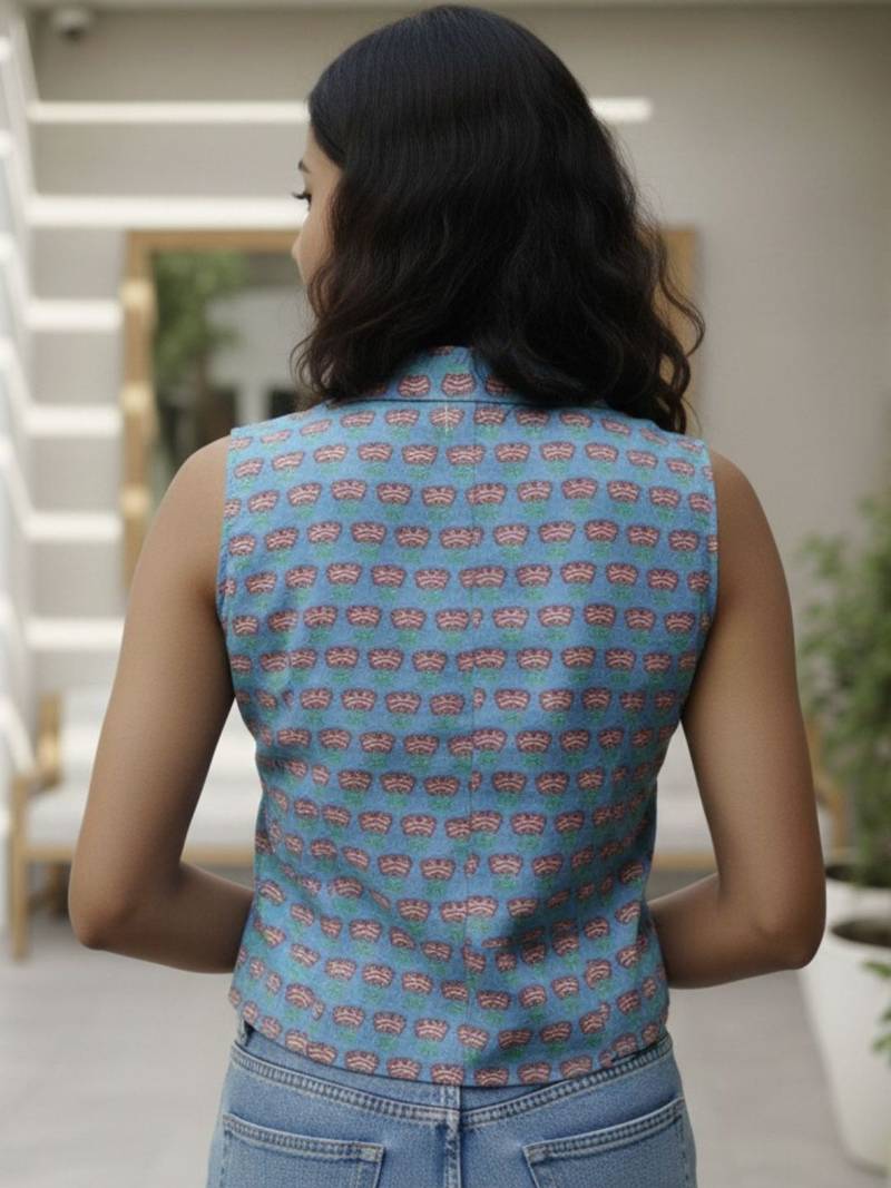 Print Ethnic Cotton Top