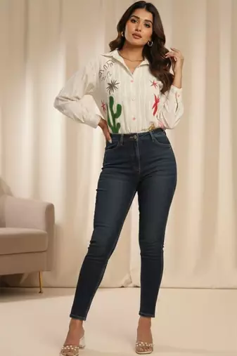 floral print top