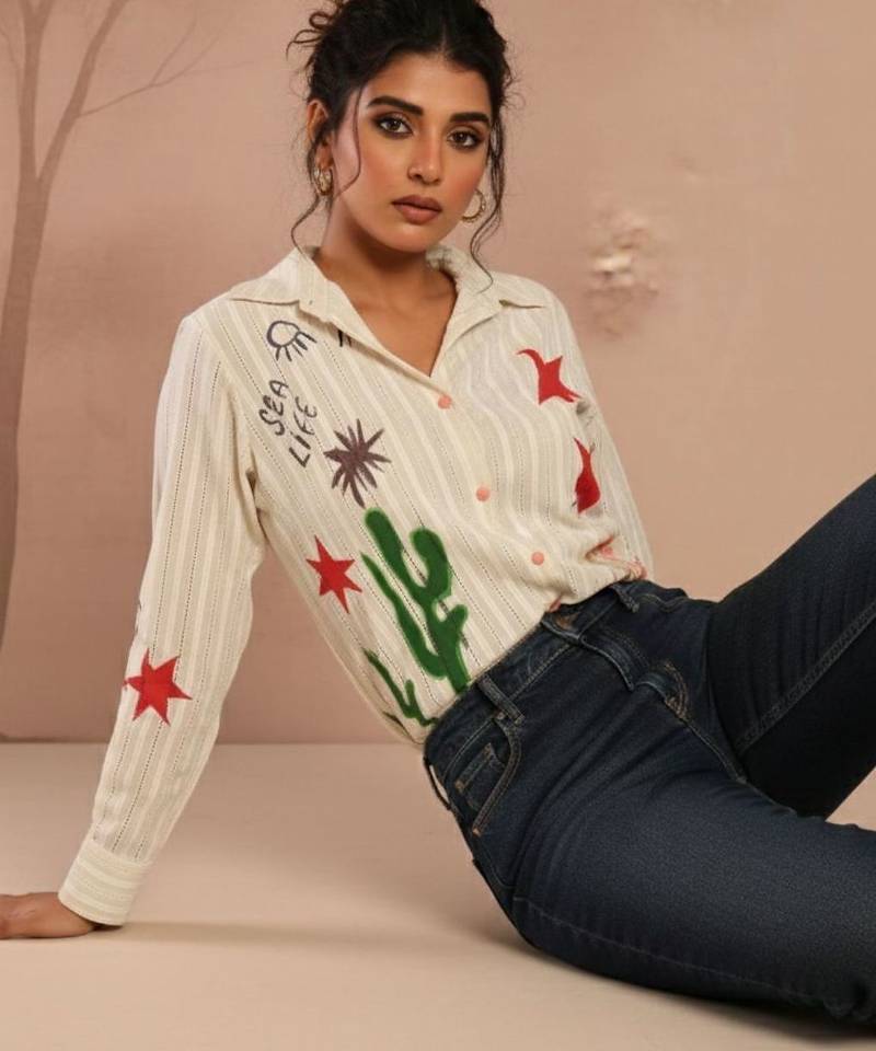 floral print top