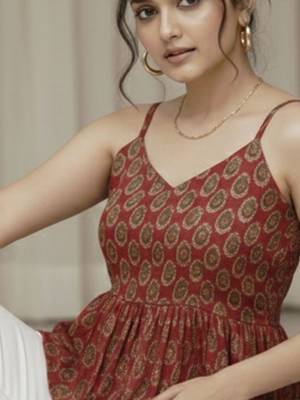 red print ethnic top 3