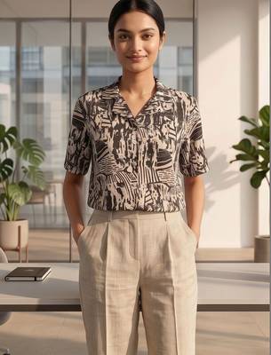 Print Satin Top 7
