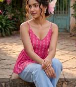 Floral Print Cotton Top