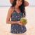 Floral Print Halter Neck Top