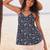 Floral Print Halter Neck Top