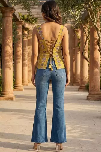 Print Ethnic Cotton Top