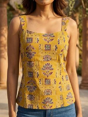 Print Ethnic Cotton Top 4