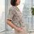 Print Ethnic Satin Shirt Style Top