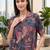 Print Satin Shirt Style Top