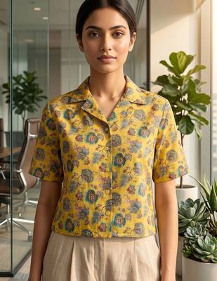 Floral Print Satin Top 1