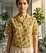 Floral Print Satin Top
