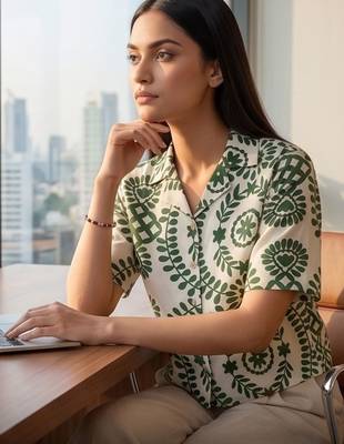 Floral Print Satin Top 3