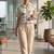 Print Satin Shirt Style Crop Top