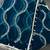 Teal designer net saree with beads, sequins & pearl embroidery