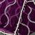 Purple designer net saree with beads, sequins & pearl embroidery