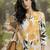 Floral Print Mandarin Collar Top