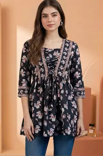 Floral Print Bohemian Top