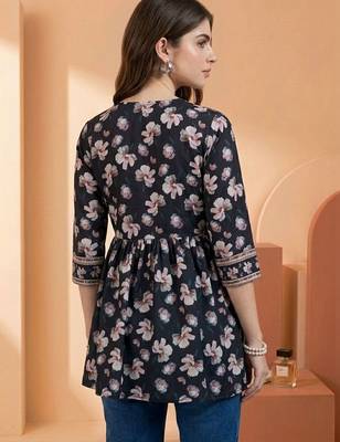 Floral Print Bohemian Top 4