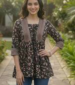 Floral Print Bohemian Top
