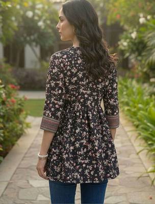 Floral Print Bohemian Top 5
