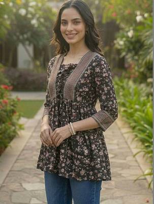 Floral Print Bohemian Top 7