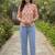 Print Puff Sleeve Ethnic Top