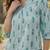 Print Puff Sleeve Ethnic Top