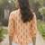 Print Puff Sleeve Ethnic Top