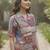 Geometric Print Bohemian Satin Shirt Style Top