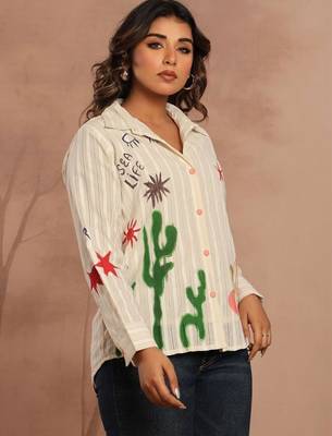 Floral Striped Top 2