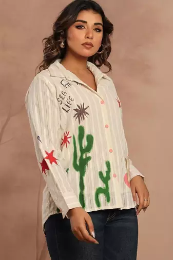 Floral Striped Top