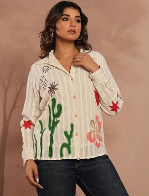 Floral Striped Top 3