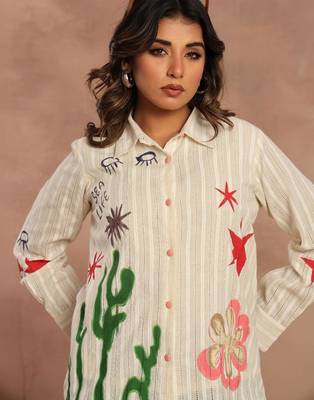 Floral Striped Top 7