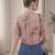 Floral Print Shirt Style Top
