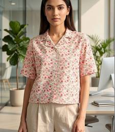 Floral Print Satin Top