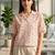 Floral Print Satin Top