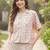 Floral Print Tropical Satin Shirt Style Top
