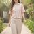 Floral Print Tropical Satin Shirt Style Top