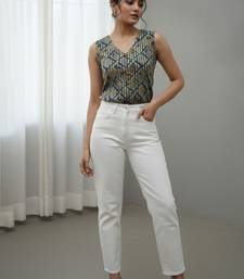 multicolor print top