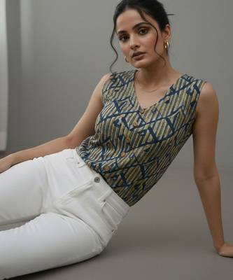 multicolor print top 7