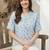 Floral Print Satin Shirt Style Top