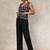 Women Paisley Printed Cotton Open Vest Top